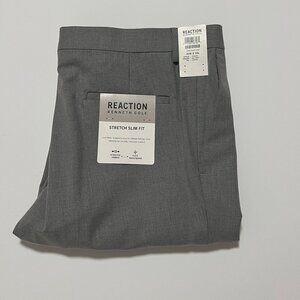 Reaction Kenneth Cole Pants *NWT Stretch Slim Fit Flex Waistband Mens size 40x30